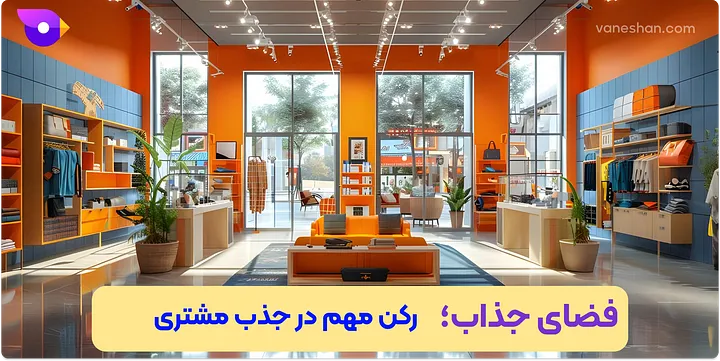 چطور فروشم زیاد کنم؟ (12 تکنیک برای غلبه بر بنبست فروش) 22 فضای جذاب رکن مهم دز جذب مشتری