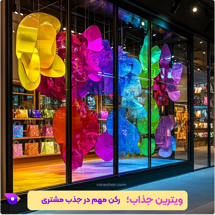 چطور فروشم زیاد کنم؟ (12 تکنیک برای غلبه بر بنبست فروش) 20 ویترین جذاب رکن مهم در جذب مشتری