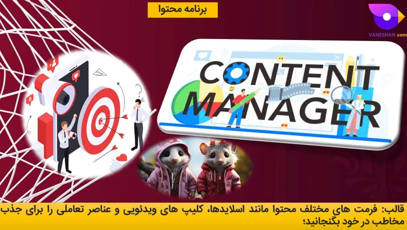 بازی همستر؛ برنامه محتوا؛ قالب